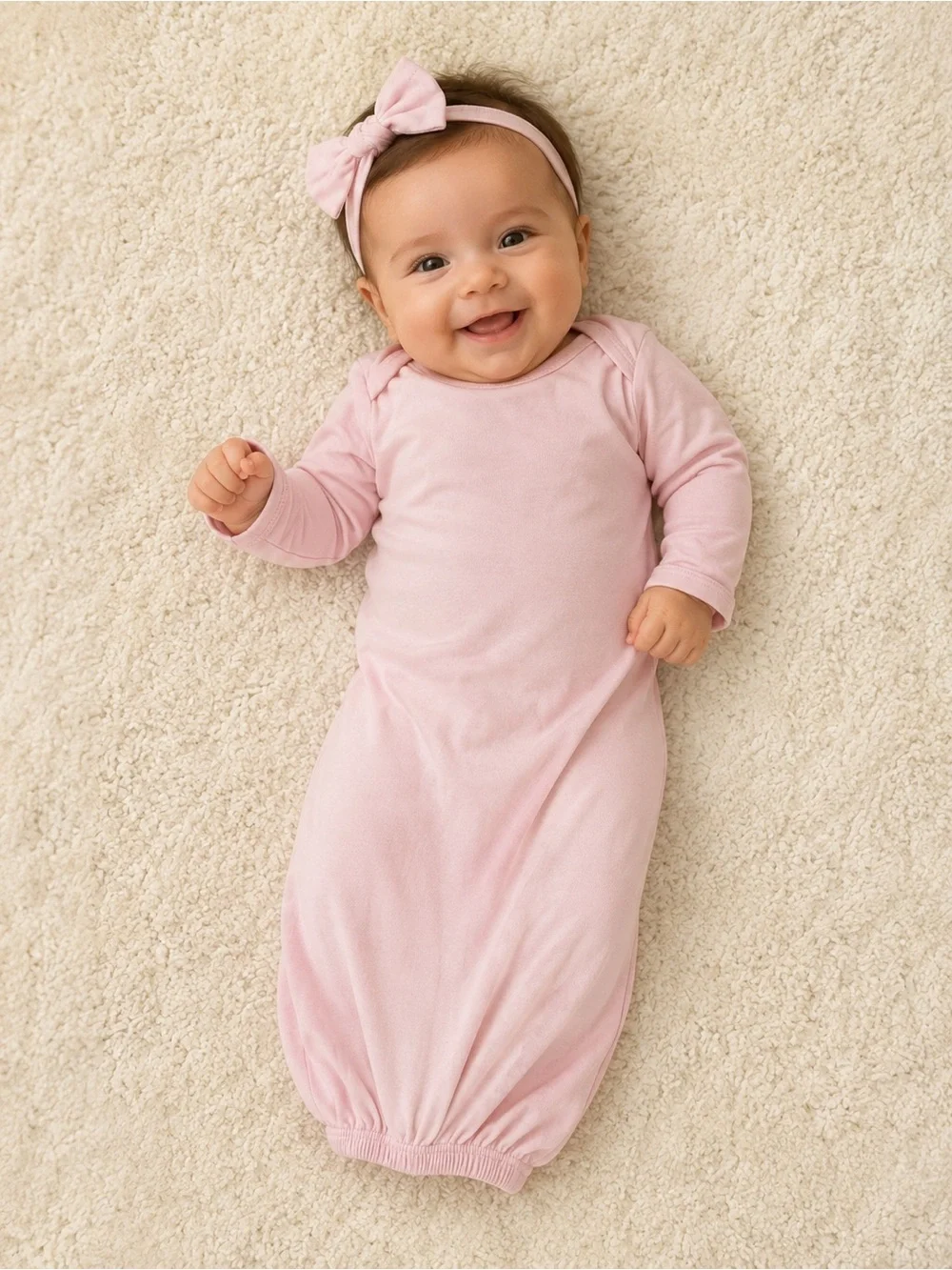 Carter's Pink Long-Sleeve Nightgown
